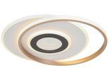 LED-Deckenleuchte Kitkol in Weiß/Schwarz max. 24 Watt Deckenlampe