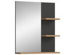 Spiegel Canu ca. 63x73x16 cm Eiche/Grau