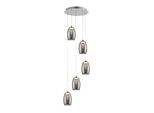 LED-Hängeleuchte Metropolis in Chromfarben max. 5 Watt