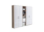 Aktenschrank Office Edition Sw Set 10 Eiche/Weiß