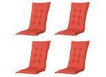 SESSELAUFLAGE BASIC RED AUFLAGE HOCH