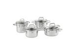 Kochtopfset Silit Extra Cook Mini Edelstahlfarben, 4-teilig