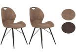 Stuhlset Kate S 2er-Set ca. 50x86 cm Schlammfarben
