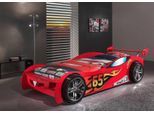 Autobett Le Mans Rennauto 90x200 cm Rot