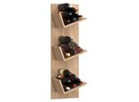 Weinregal VINOSI Eiche Dekor ca. 33x106x26 cm