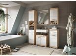 Badezimmer Lambada 5-tlg. ca. 134 cm Eiche/Weiß