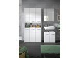 Badezimmer Ice 3-tlg. ca. 150 cm Weiß