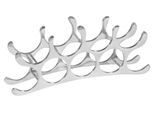 Weinregal Metall Alufarben ca. 55x20x12cm
