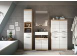 Badezimmer Lambada 4-tlg. ca. 171 cm Eiche/Weiß