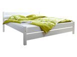 Bett "Bora", aus Kiefer, weiß