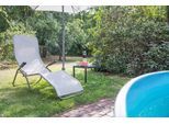 Gartenliege Anco Hellgrau Stahl