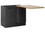 Eckunterschrank ca. 110x90x60 cm Eichefarben