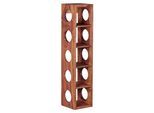 Weinregal Mumbai aus Holz Sheesham massiv ca.15x70x15cm