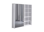 Aktenschrank Office Edition Sw Set 1 hoch Weiß/Anthrazit
