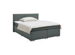 Boxspringbett Mira 2 Graphitfarben ca. 180x200cm