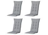 SESSELAUFLAGE BASIC GREY AUFLAGE HOCH
