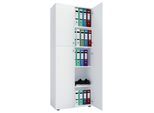 Aktenschrank Lona Weiß ca. 70x182 cm