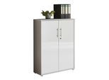Aktenschrank Office Edition Grau/Weiß
