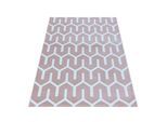 Webteppich Costa Pink ca. 200x290cm