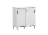 Aktenschrank Torge Weiß matt