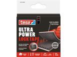 tesa® Ultra Power Lock Tape schwarz, 1 m x 25 mm, wetterfest, Haltekraft bis 20 kg, 1 Rolle