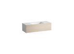 Laufen FOLIO Waschplatz H580FO55241111 1254x500x350 mm, mit Armaturenbank, mit einem Hahnloch, mittig, ohne Überlauf, Eiche gebürstet