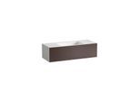 Laufen FOLIO Waschplatz H580FO55231111 1254x500x350 mm, mit Armaturenbank, mit einem Hahnloch, mittig, ohne Überlauf, Farbe: Schattenerde