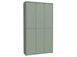 Carryhome Schuhschrank, Salbeigrün, Kunststoff, 16 Fächer, 109.2x191.9x34.9 cm, Typenauswahl, stehend, Garderobe, Schuhaufbewahrung, Schuhschränke