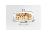 Creatable Tortenglocke Servierbutler, Glas, rund, 21 cm, Backen, Kuchentransportboxen