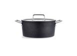 Fissler Kochtopf Adamant, Schwarz, Metall, 4,9 L, backofengeeignet, kratzfest, Kochen, Töpfe, Kochtöpfe