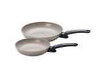 Fissler Pfannenset Ceratal EVO Classic, Grau, Metall, 2-teilig, Made in Germany, Kochen, Pfannen, Pfannensets