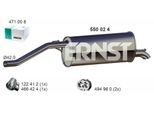 ERNST Endschalldämpfer 550024 für Fiat