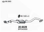 ASSO Mittelschalldämpfer 206029 für MAZDA