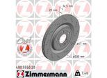 ZIMMERMANN Bremsscheibe 400555020 Hinterachse Gelocht 330mm 22mm für Mercedes