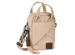 Handytasche CAMEL ACTIVE "Aurum", Damen, Gr. B/H/T: 13cm x 17cm x 6cm, beige, Polyester, beschichtet, clean, unifarben mit Farbeinsätzen, Taschen, aus recyceltem Polyester in Nylonstruktur, leicht & mit feinen Details