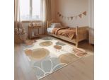 Kinderteppich HANSE HOME "Marigold", creme multifarben, B:120cm H:10mm L:170cm, Polypropylen, Teppiche, Kinderteppich, Pflegeleicht, Weich, Kinderzimmer, Spielteppich, Spielunterlage