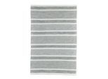 Wollteppich OTTO HOME "Prenten", beige (natur grau), B:65cm H:10mm L:130cm, Schurwolle, Teppiche, Handweb Teppich, reine Wolle, gestreift, modernes Design, Wohnzimmer