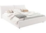 Polsterbett HOME AFFAIRE "Priora in 4 Breiten bis 200cm", weiß, B:172cm H:100cm L:230cm, 88% Polyester / 12% Polyacryl, Betten, Polsterbett, auch in NaturLEDER, Cord, belastbar bis 280kg, auch Überlänge 220 cm