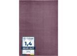 Teppich ANDIAMO "Arezzo", lila (lavendel), B:120cm H:16mm L:170cm, Polyester, Teppiche, Teppich, Uni Farben, weicher Flor, waschbar, ideal im Wohnzimmer & Schlafzimmer