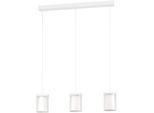 EGLO Hängeleuchte "CHIUSELLO-Z Pendellampe - Stahl - LED - 3X3,7W - IP20", weiß, 3, H: 110cm, 1 Stk., Leuchten, Hängelampe, Deckenlampe, Wohnzimmer, Esszimmer, L83 x B13 x H110 cm, Hängeleuchte