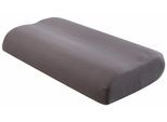 Kissenbezüge OTTO HOME "Olive Nackenstützkissen, flexible Kissenbezüge, Kissenhöhe 8 cm", grau (anthrazit), B:80cm L:40cm, Jersey, Obermaterial: 95% Baumwolle, 5% Elasthan, Kissenbezüge, mit Gummizug