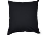 Kissenbezug JANINE "PIANO 0125 31 80x80", schwarz, B:40cm L:40cm, Mako-Soft-Seersucker, Obermaterial: 100% Baumwolle, Kissenbezüge, Kissenbezug, mit Reißverschluss