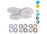 NÄVE LED Deckenleuchte "Smilla", weiß, 1, H: 8cm, 1 Stk., Leuchten, weiß, Memory, Nachtlicht, CCT, dimmbar per Fernbedienung (inkl.), LED Deckenleuchte