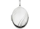Medallionanhänger JOBO "Anhänger Medaillon oval", silber (silber 925), Schmuckanhänger, Damen, Silber 925 (Sterlingsilber), 925 Silber