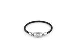 Armkette PHILIPP PLEIN "Armbänder" Gr. L, 21ss, schwarz, stainlesssteel, Armbänder, Herren, L, Armkette