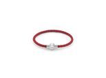 Armkette PHILIPP PLEIN "Armbänder" Gr. S, 1370, rot, silber, Armbänder, Herren, S, Armkette
