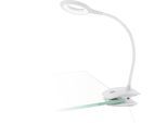 EGLO Klemmleuchte "CABADO Klemmlicht - Kunststoff - LED - 3,2W - IP20", weiß, 1, H: 47cm, 1 Stk., Leuchten, Klemmlampe, Schreibtischlampe, Leselampe, L12,5 x B6,5 x H47 cm, Klemmleuchte
