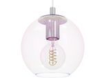 EGLO Hängeleuchte "ARISCANI 2 Pendellampe - Stahl - E27 - 10X60W - IP20", transparent (chrom), 10, Ø 64,5cm H: 110cm, 1 Stk., Leuchten, HHängelampe, Deckenlampe, Wohnzimmer, Esszimmer, 110 x Ø64,5 cm, Hängeleuchte