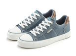 Sneaker ELBSAND "Schnürschuh, Freizeitschuh, Stoffschuh, Halbschuh, Turnschuh", Herren, Gr. 41, blau, Obermaterial: 96% Textilmaterial, 4% Lederimitat. Decksohle: 76% Textilmaterial, 24% Lederimitat. Futter: 100% Textilmaterial. Laufsohle: 100% Synthetik, kontrastfarbene Details, unifarben, Basic, Schuhe Sneaker, Schnürhalbschuh aus weichem Textilmaterial Unisex VEGAN
