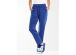 Schlupfhose CLASSIC BASICS, Damen, Gr. 24, Kurzgrößen, blau (royalblau), 95% Polyester, 5% Elasthan, unifarben, lang, Hosen Schlupfhose